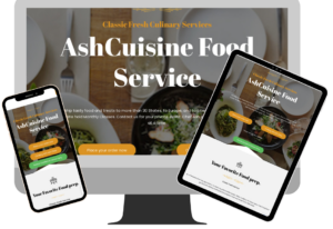 AshCuisine Restaurant site